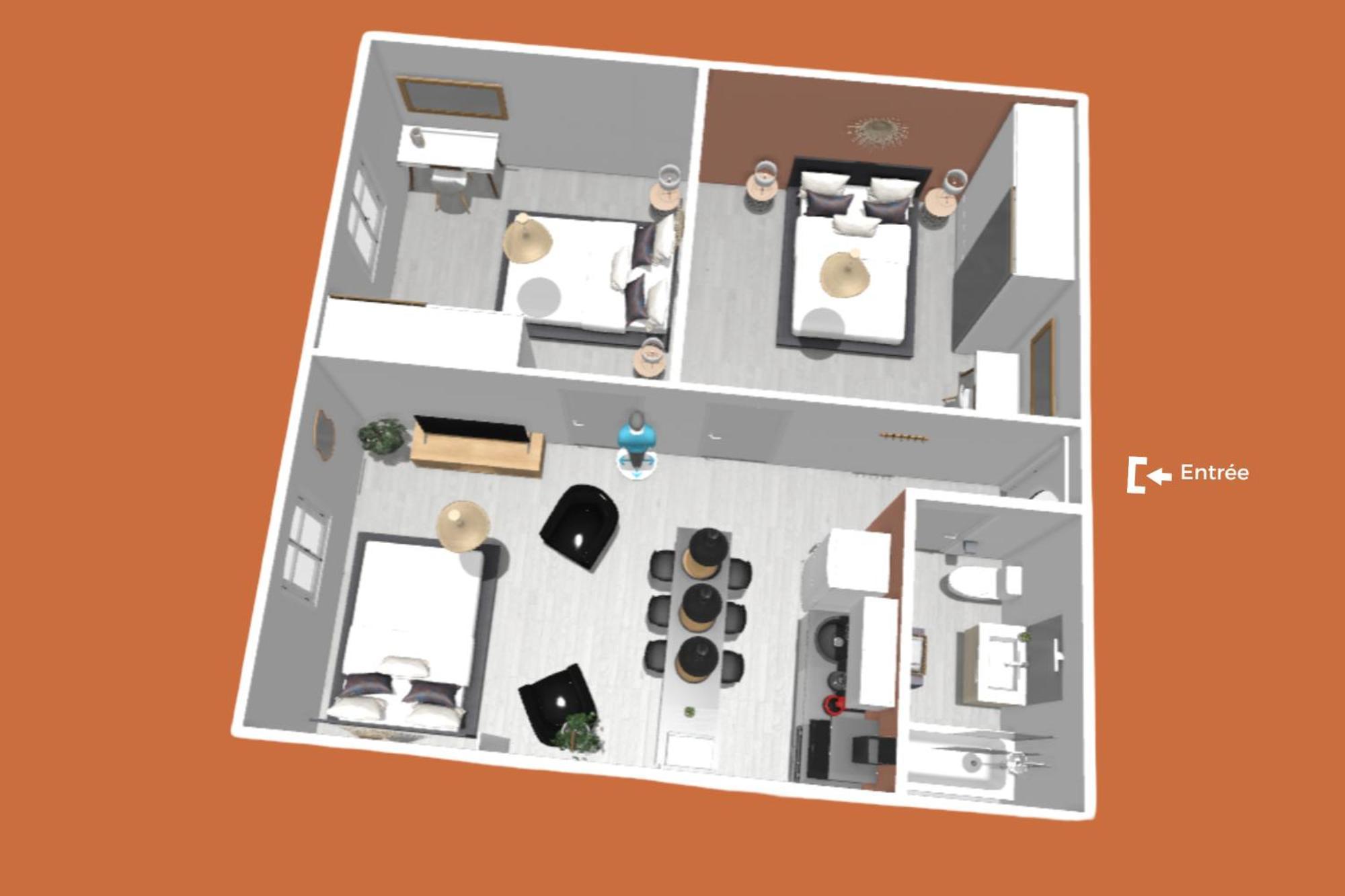 Tournette -6 Pers - Hyper Centre - Wifi Appartement